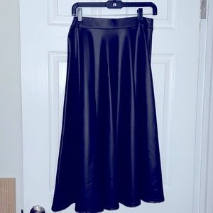 Heart Skirt 97% Polyester 8% spandex imitación leather elastic band